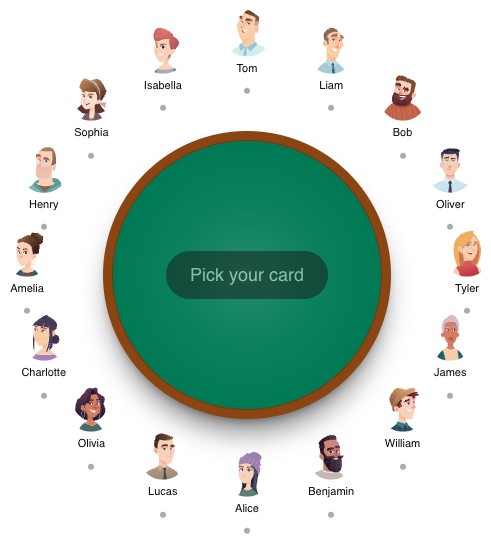 Planning poker preview