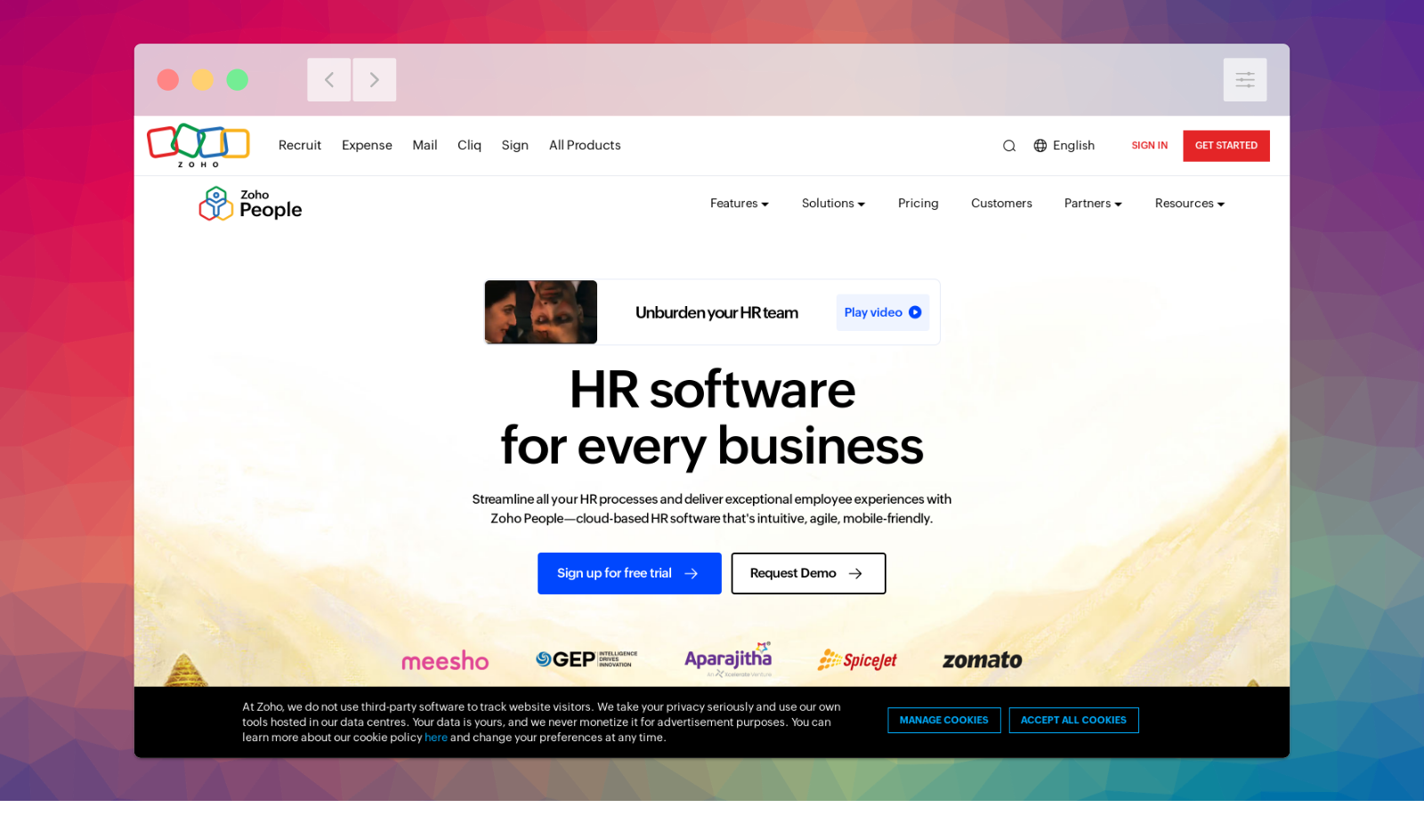 Great for: Organizations already using Zoho ecosystem.